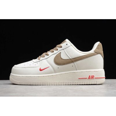 Nike Air Force 1 Low Premium Beyaz / Kahverengi Kaykay Ayakkabı Türkiye - NJWQDF66